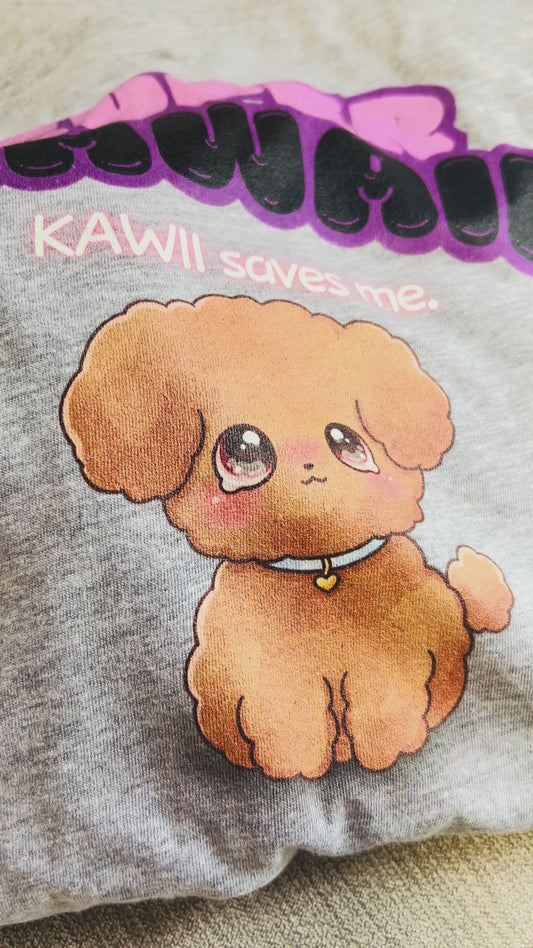 BauWan限定販売🛍️KAWII saves me （カワイイはワタシを救う）Tシャツ